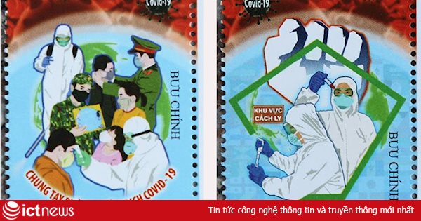 Bộ TT&TT phát hành bộ tem “Chung tay phòng, chống dịch Covid-19”