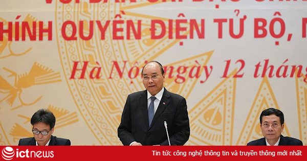 Thủ tướng: Người đứng đầu các cấp phải dùng ứng dụng Chính phủ điện tử hàng ngày