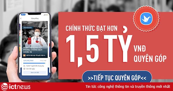 13.000 người dùng VinID ủng hộ hơn 1,5 tỷ đồng phòng, chống dịch Covid-19