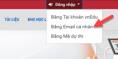 Hướng dẫn học trực tuyến trên vnEdu miễn phí