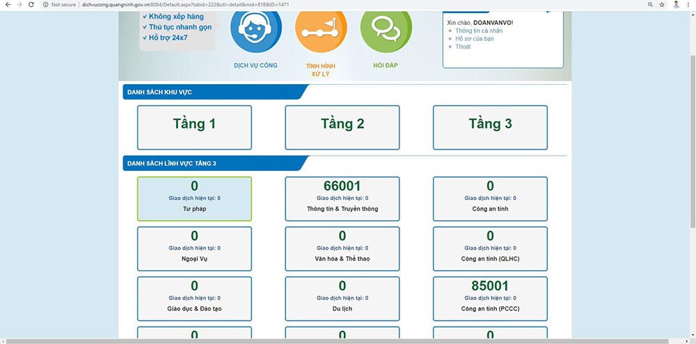 Người dân Quảng Ninh lấy số giải quyết thủ tục hành chính qua mạng | Quảng Ninh: Đặt lịch giải quyết thủ tục hành chính qua mạng