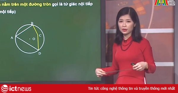 Lịch học trực tuyến lớp 9, lớp 12 trên kênh Hà Nội 1 tuần này