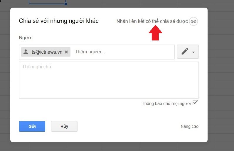 Hướng Dẫn Chia Sẻ File Excel Trên Google Drive