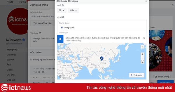 Facebook xin lỗi, sửa lại bản đồ về quần đảo Trường Sa, Hoàng Sa của Việt Nam