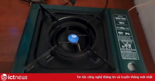 Game thủ Việt tận dụng bếp gas cũ làm máy tính độc đáo