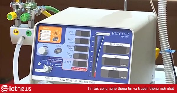 Máy thở Metran bắt đầu được bàn giao cho Việt Nam