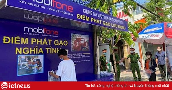 MobiFone góp hạt gạo nghĩa tình vượt qua mùa dịch