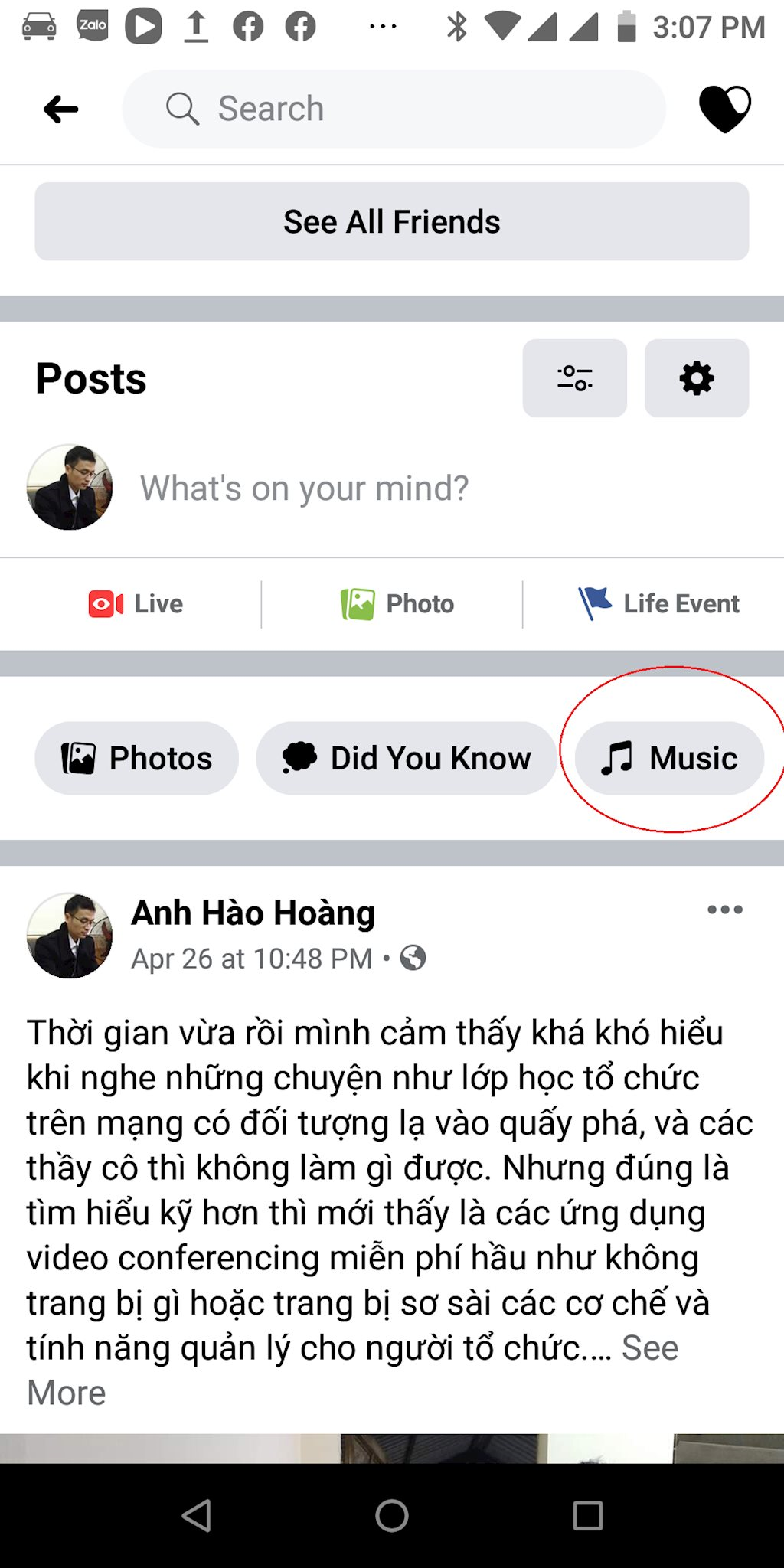 Bạn đã thấy một số bạn bè của mình thêm nhạc vào trang cá nhân Facebook của họ chưa? Đó chỉ là một trong những tính năng tuyệt vời của Facebook mới và bạn cũng có thể làm được điều đó. Thêm nhạc vào trang cá nhân của bạn để chia sẻ sở thích âm nhạc với mọi người.
