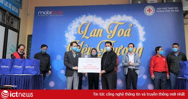 MobiFone trao tặng hơn 7.000 suất quà cho Hội Chữ thập đỏ thành phố Hà Nội ủng hộ người nghèo trong đại dịch Covid