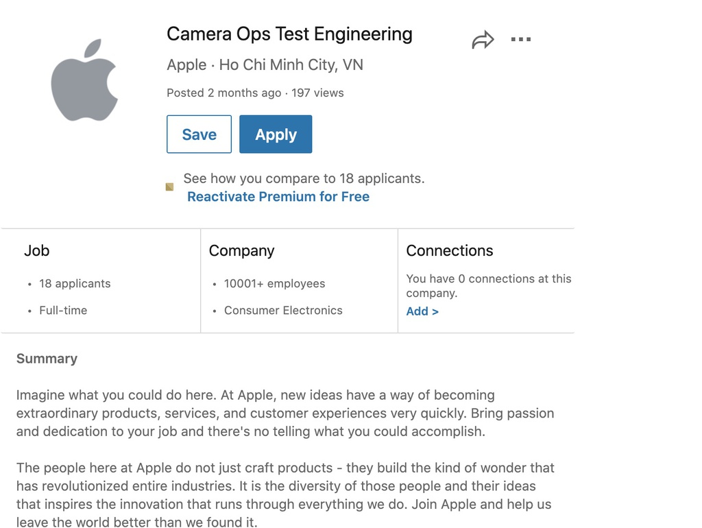 Dau hieu Apple sap mo nha may iPhone o Viet Nam hinh anh 2 Apple_tuyen_dung_1.jpg