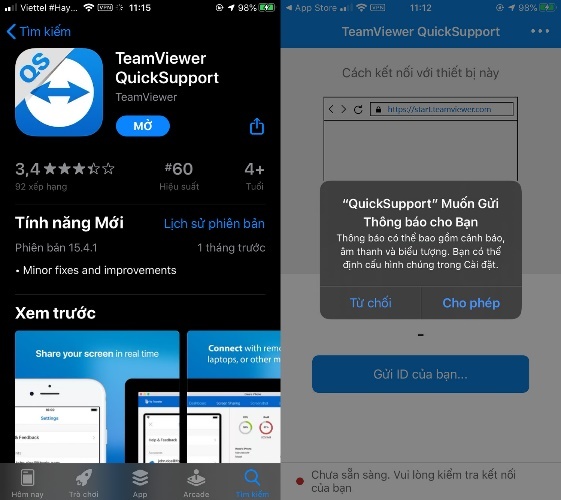 Cách chia sẻ màn hình iPhone hoặc iPad qua TeamViewer
