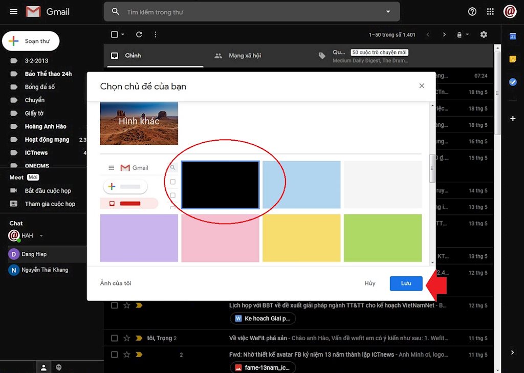 Làm thế nào để cài hình nền cho Gmail  Fptshopcomvn