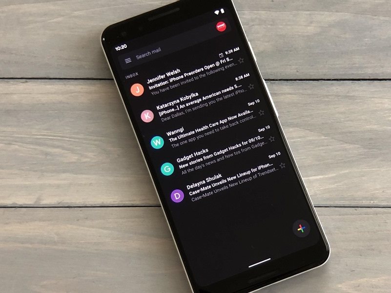 Hướng dẫn cài đặt giao diện Gmail nền tối trên điện thoại