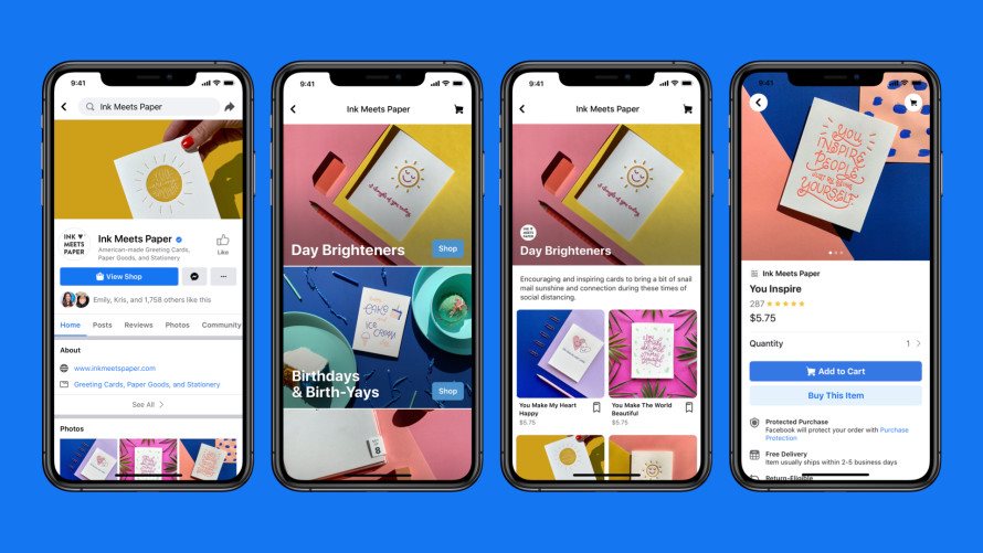 Facebook ra tính năng thương mại điện tử cho doanh nghiệp