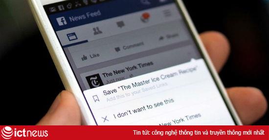 Facebook thêm tính năng lưu lại những nội dung thú vị để đọc sau