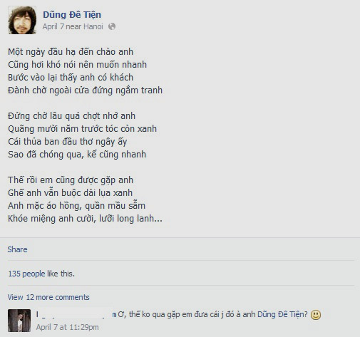 Bài thơ chào tạm biệt sếp của “Giáo sư Xoay” quả là đầy tâm trạng.