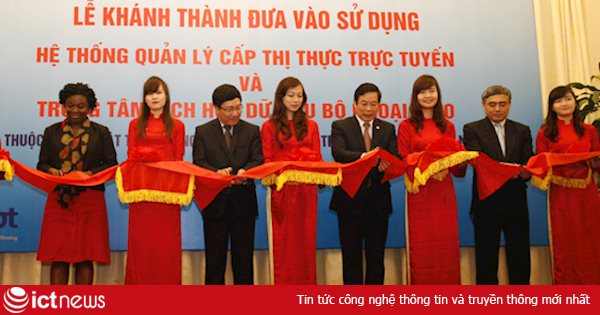 Khánh thành hệ thống quản lý cấp thị thực trực tuyến