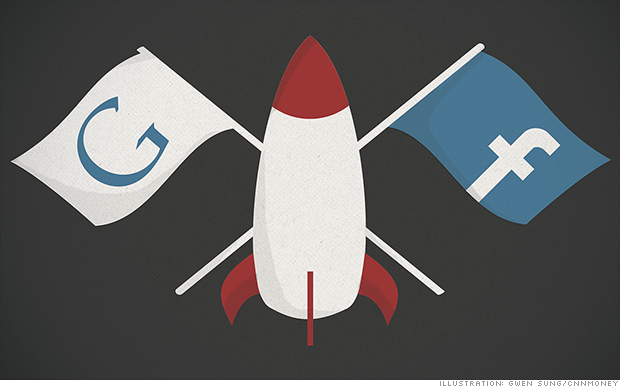 google vs facebook