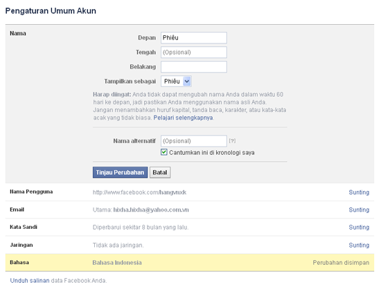 mẹo, đổi tên facebook, đăng ký tên thật facebook, đổi tên fb 1 chữ