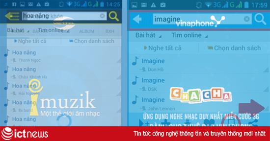 Ứng dụng nhạc chờ Viettel và VinaPhone qua các bước dùng thử