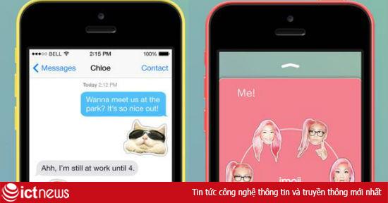 Ứng dụng iPhone biến ảnh “tự sướng” thành biểu tượng chat