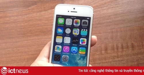 Giá iPhone 5s chính hãng tại Việt Nam vẫn chưa biến động