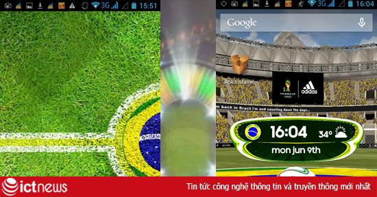 Hướng dẫn tạo hình nền động World Cup bằng Adidas 2014