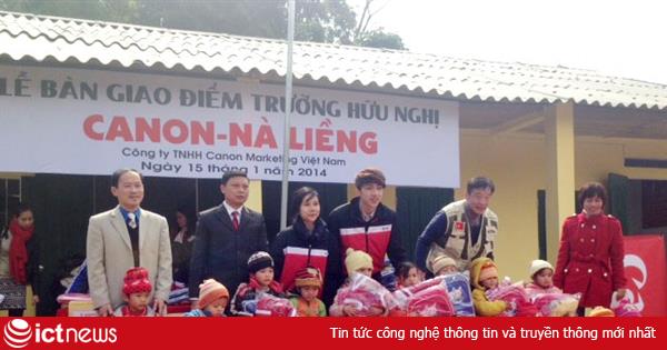 Canon bàn giao 2 lớp học cho trẻ em vùng cao Yên Bái