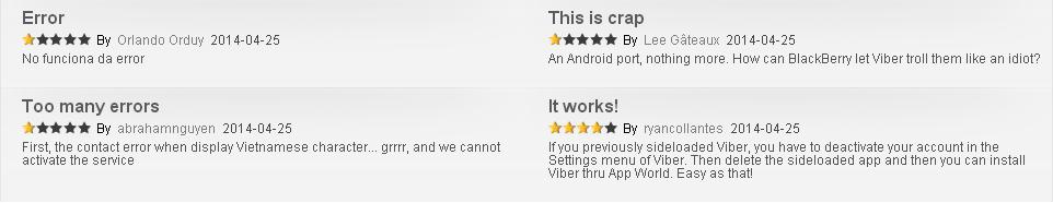viber 10, viber cho blackberry, blackberry z10, ứng dụng ott