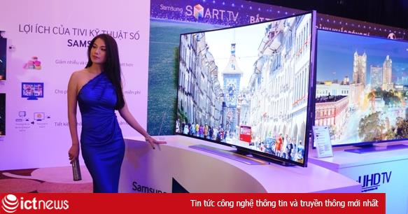 Samsung ra mắt ti vi UHD màn hình cong đầu tiên trên thế giới tại Việt Nam