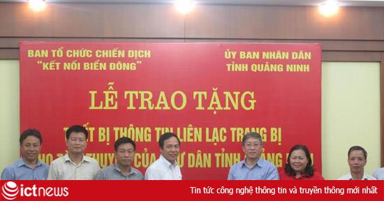 VNPT tặng 25 bộ SeaGateway cho ngư dân Quảng Ninh