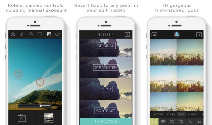 ứng dụng iphone, phần mềm chỉnh sửa ảnh, snapseed, camera+, hipstamatic