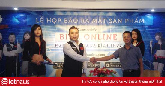 Cơ thủ Nguyễn Anh Tuấn làm đại sứ cho game di động Bida Online