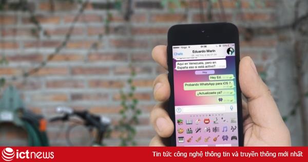 Lượng tin nhắn miễn phí WhatsApp toàn cầu vượt mặt SMS