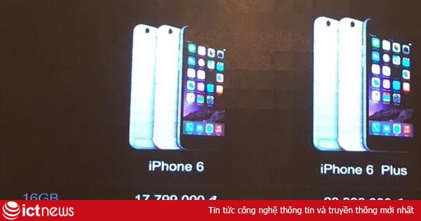 iPhone 6 và iPhone 6 Plus của FPT có giá từ 17,8 triệu và 20,4 triệu đồng