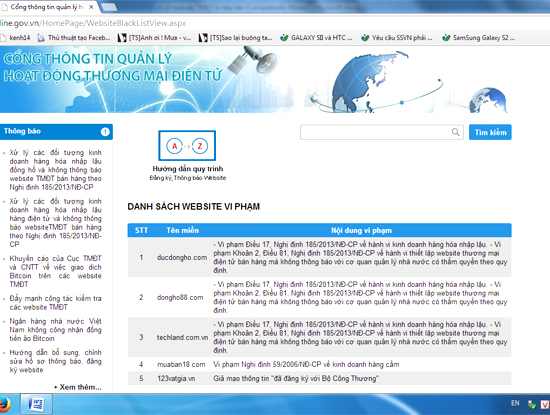 Website thương mại điện tử