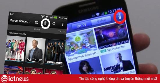 Hướng dẫn điều khiển tivi bằng điện thoại Android (HTC, Samsung)