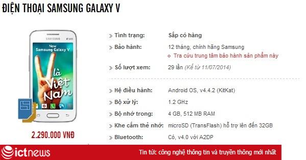 Samsung sắp ra Galaxy V cạnh tranh với Zenfone 4