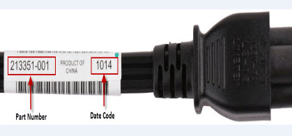 HP, thu hồi AC power cord, laptop HP, compaq