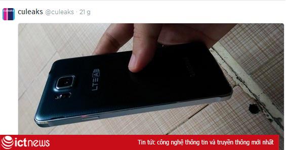 Lộ ảnh Samsung Galaxy Alpha, mỏng hơn cả iPhone 5s