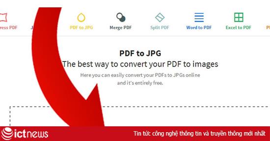 Hướng dẫn chuyển PDF sang JPG online bằng Smallpdf