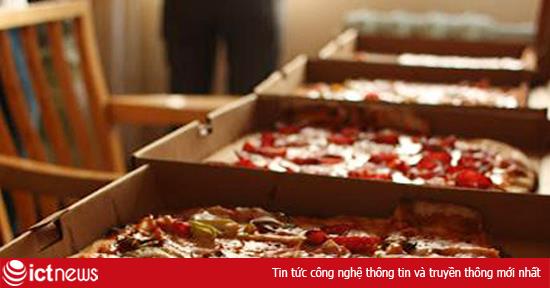 Giao pizza tận nhà bằng máy bay không người lái