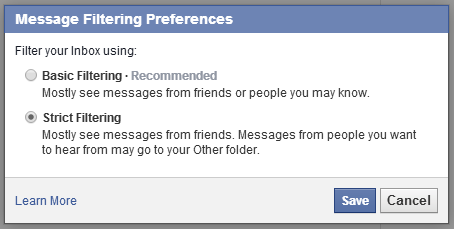spam facebook, quảng cáo facebook, tin nhắn rác