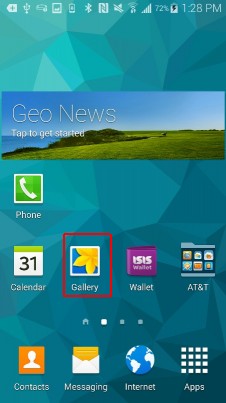 Chụp ảnh màn hình Galaxy S5