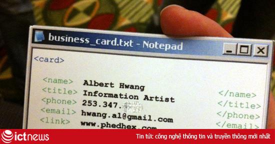 Sáng tạo như danh thiếp của các hãng công nghệ