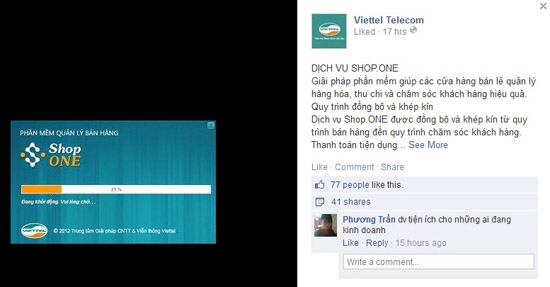 Viettel giới thiệu phần mềm quản lý bán hàng Shop.ONE với nhiều ưu đãi lớn.