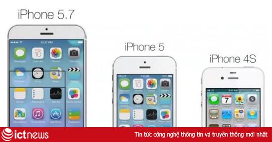 iPhone 4.7 inch và iPhone 5.7 trình làng năm 2014?