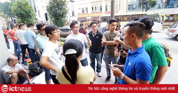 Dân buôn Việt, Trung tranh iPhone 6 trên đất Singapore