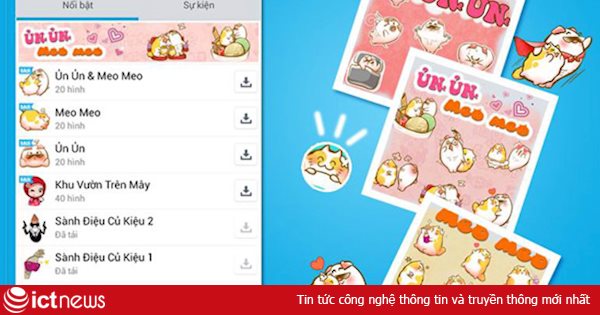 Zalo miễn phí sticker cho các cặp tình nhân dịp Valentine