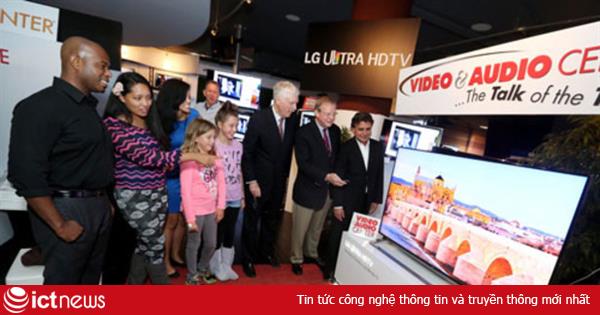 LG ồ ạt tung loạt tivi Ultra HDTV 4K vào thị trường Việt Nam